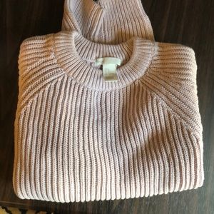 Blush pink basic sweater